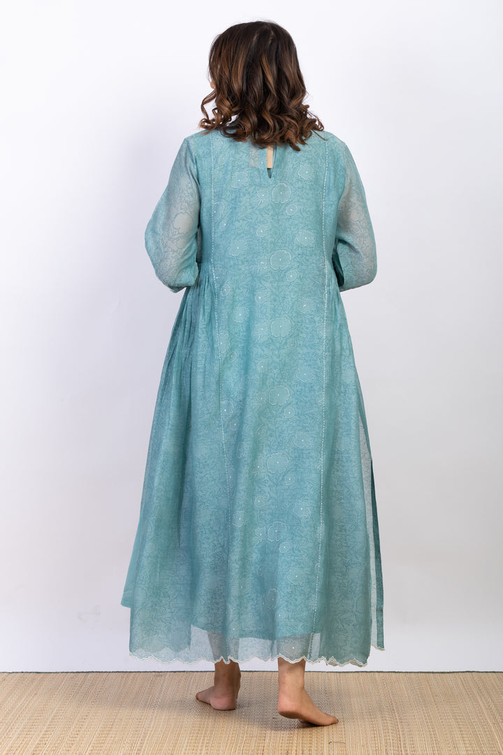 HAILEY SILK OVERLAY DRESS