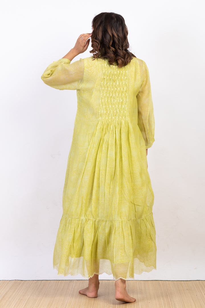 ELLE SILK OVERLAY DRESS