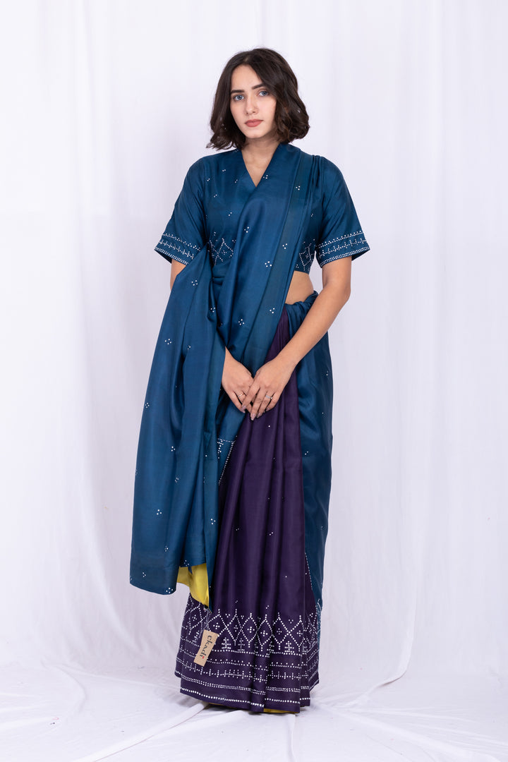 MORAKSHI BANDHANU SILK SAREE SET