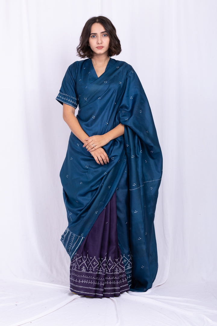 MORAKSHI BANDHANU SILK SAREE SET