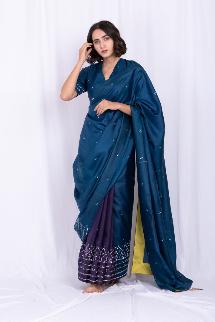 MORAKSHI BANDHANU SILK SAREE SET