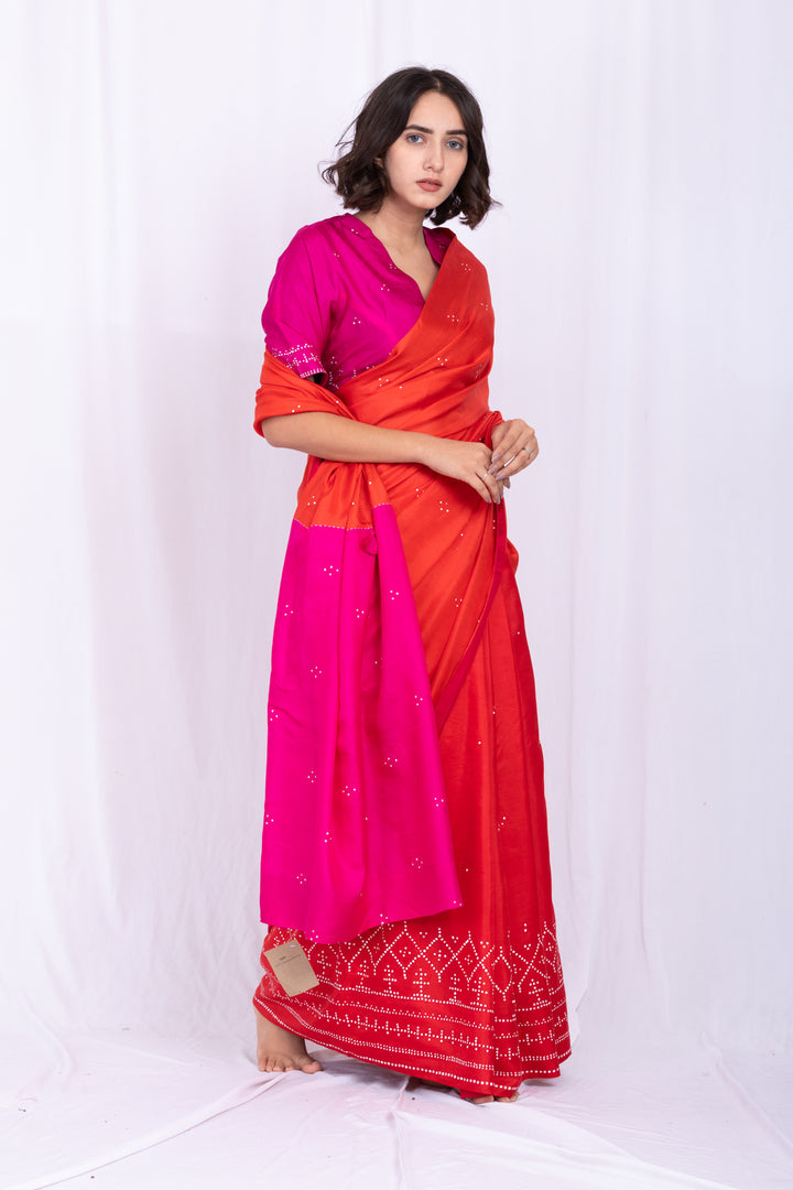MAANYATA BANDHANU SILK SAREE SET