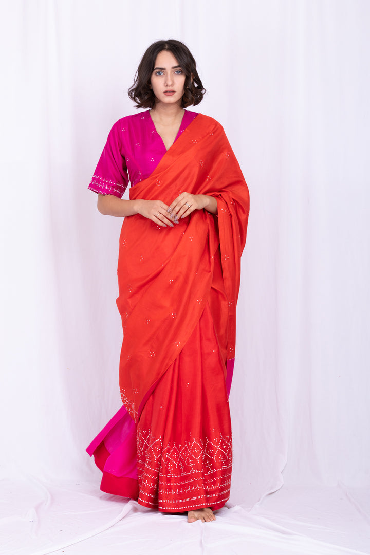 MAANYATA BANDHANU SILK SAREE SET