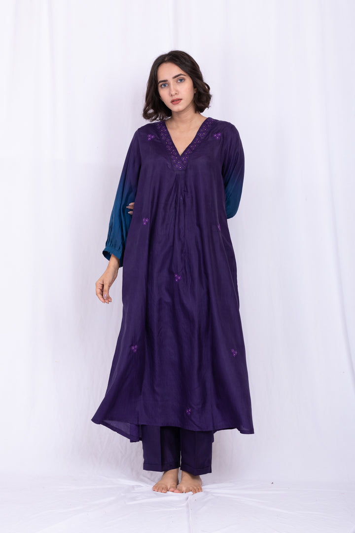 MRINALINI SILK KURTA SET