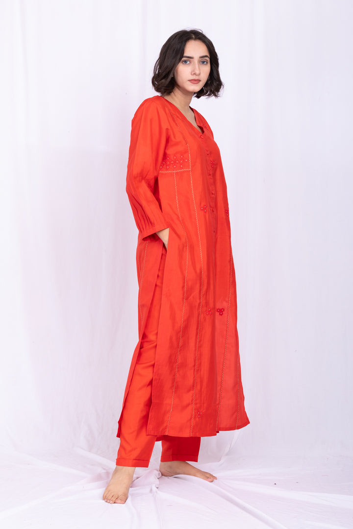 KAIREE SILK KURTA SET
