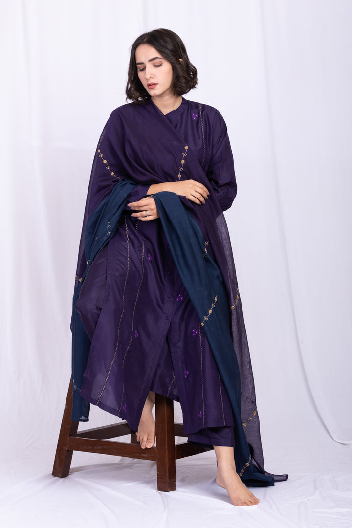 ASHKA SILK KURTA SET
