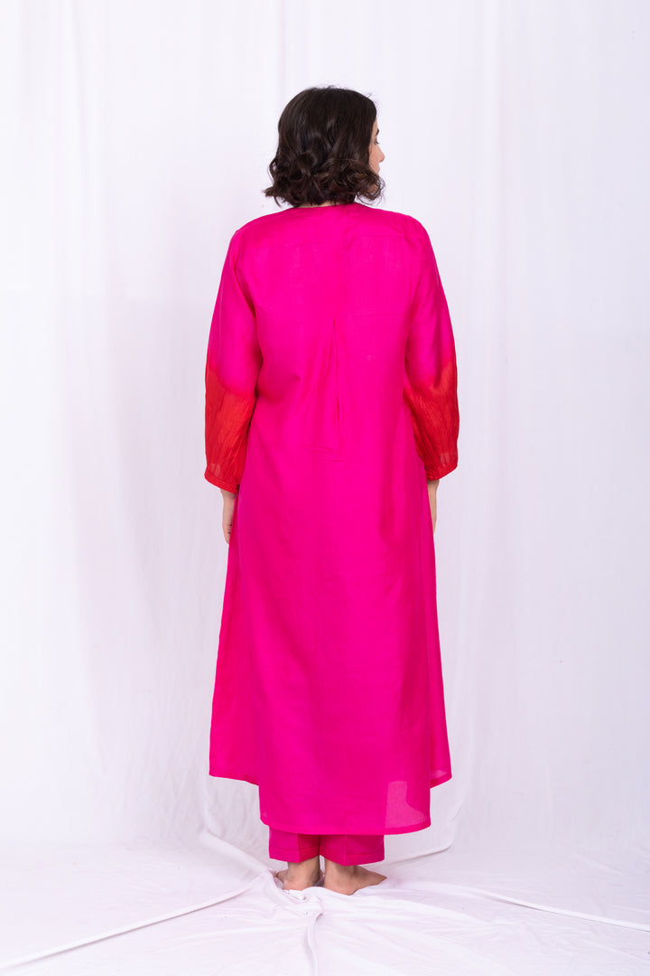 RESHAM SILK KURTA SET
