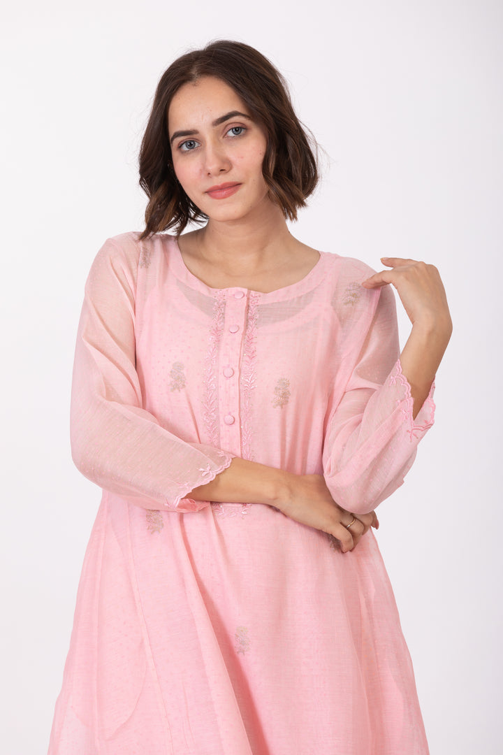 MEDHAVI ROZA TUNIC SET