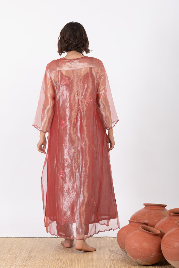 SAMAIRA TISSUE SILK KURTA SET