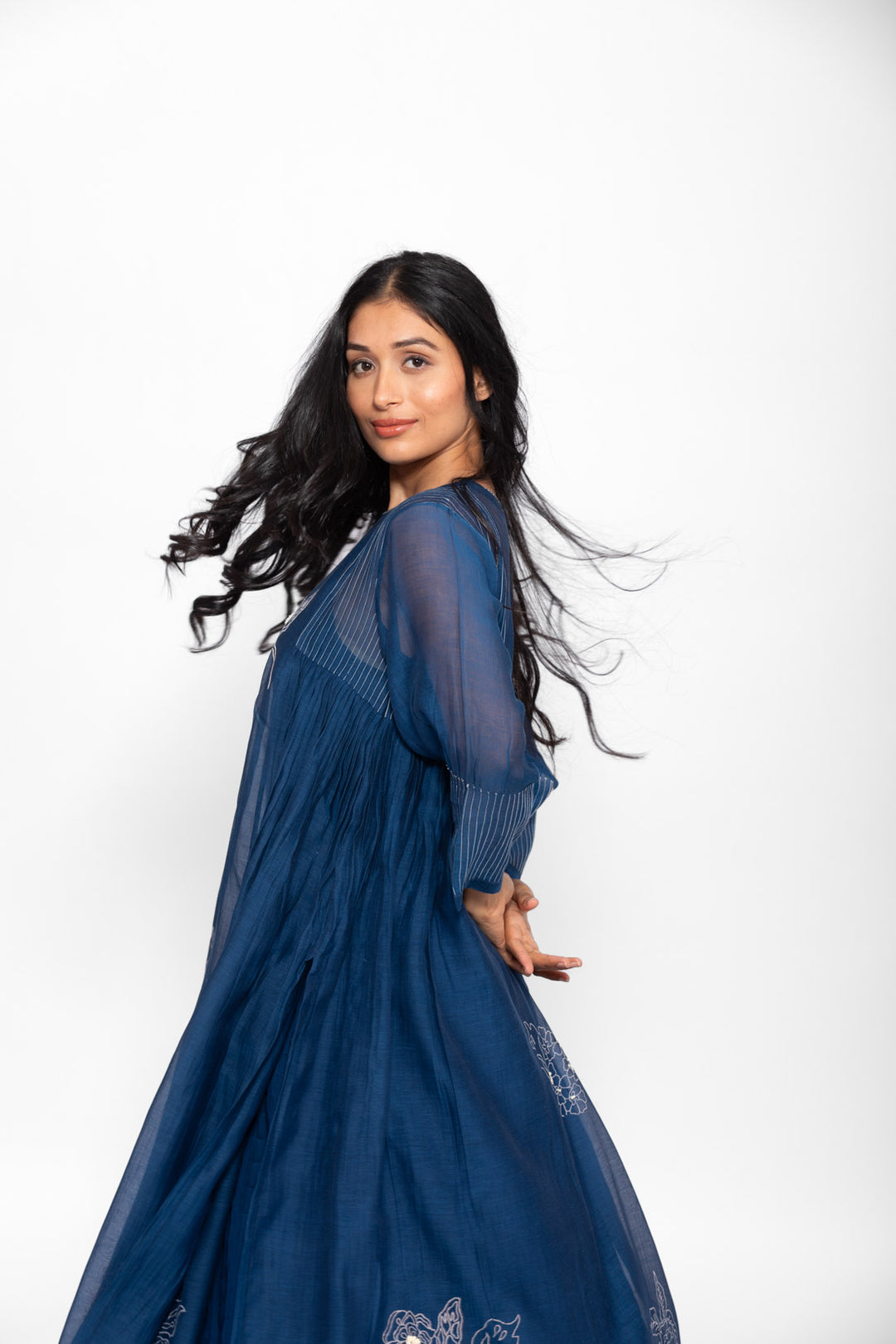 ROSETTE BLUE LILY RAYA DRESS1