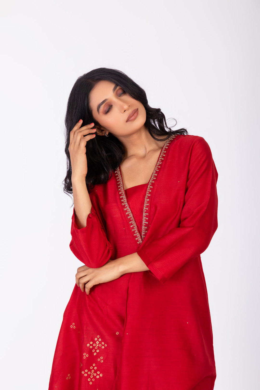 ROSETT CRIMSON INK TUNIC SET 2