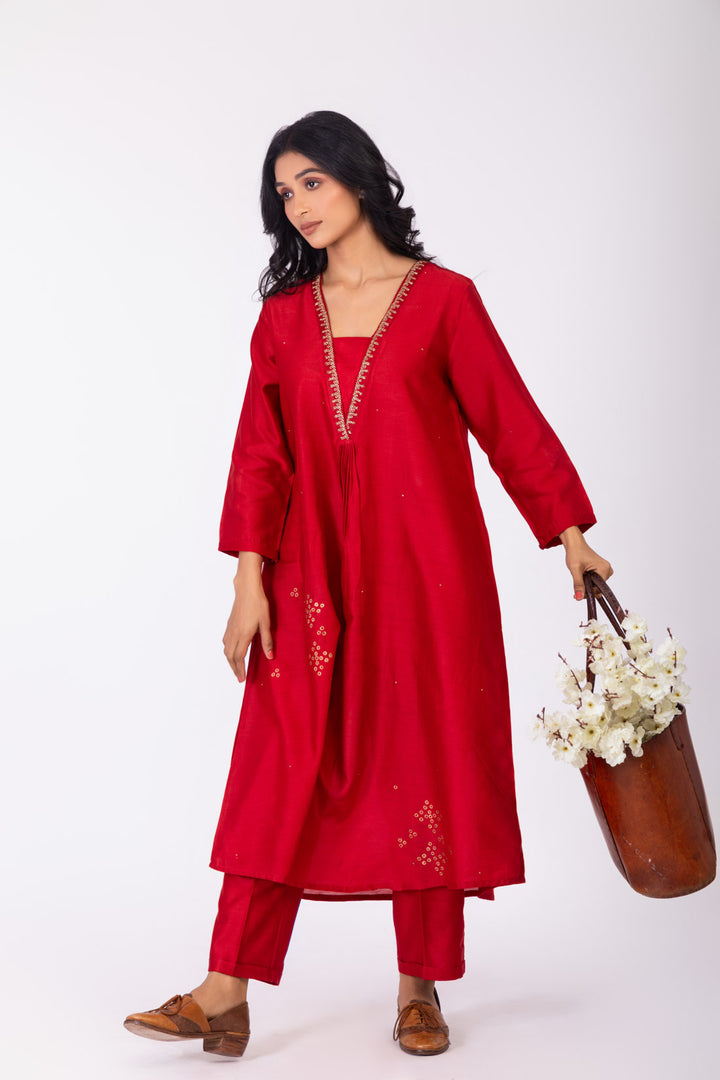 ROSETT CRIMSON INK TUNIC SET 2