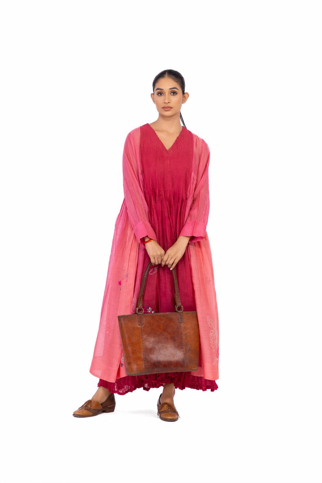 シルク100%☆TADO☆SILK DRESS インド製 India ボーダー Silk | ituvana