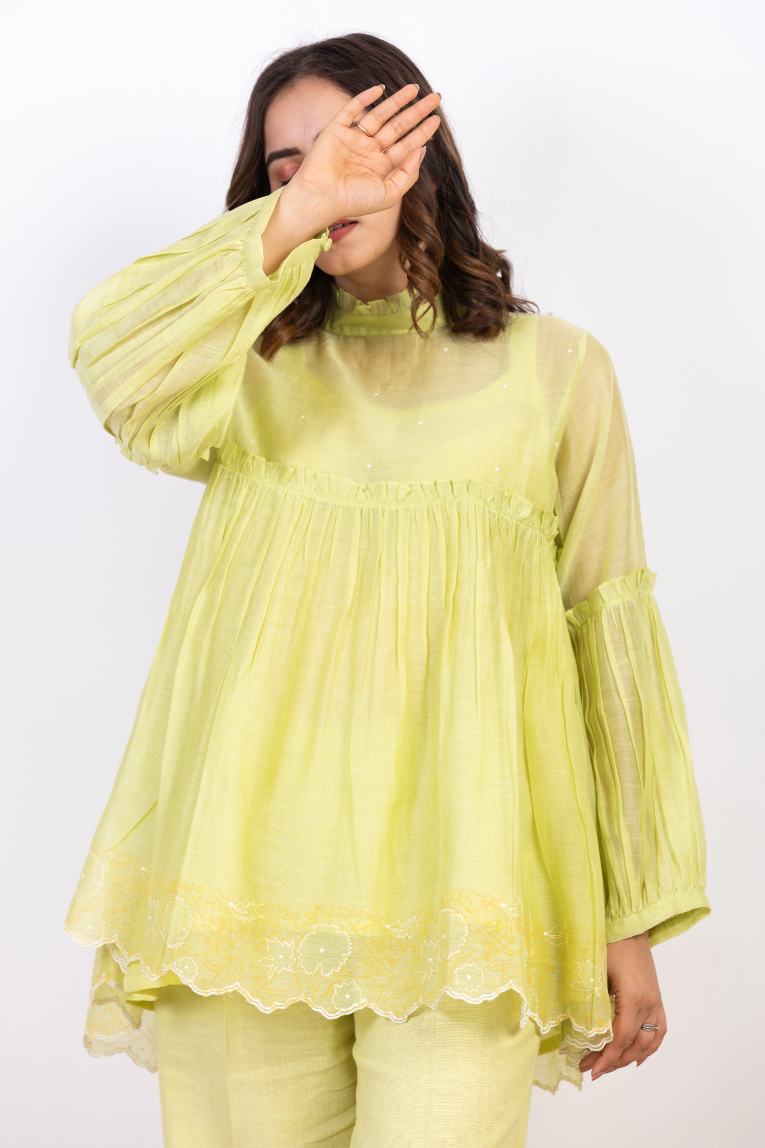KATE SHORT SILK OVERLAY