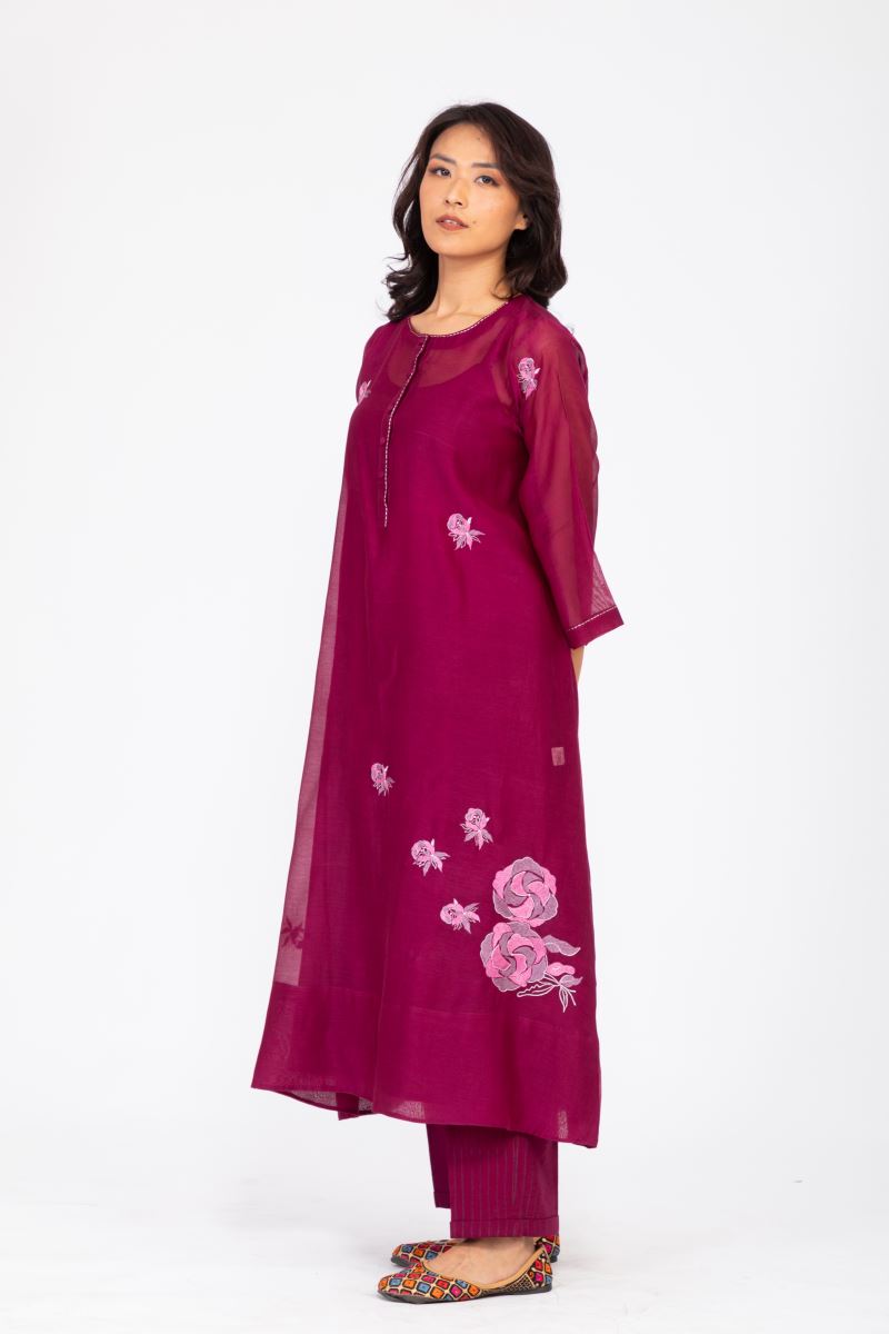 AMAYA AUBERGINE CO-ORD SET