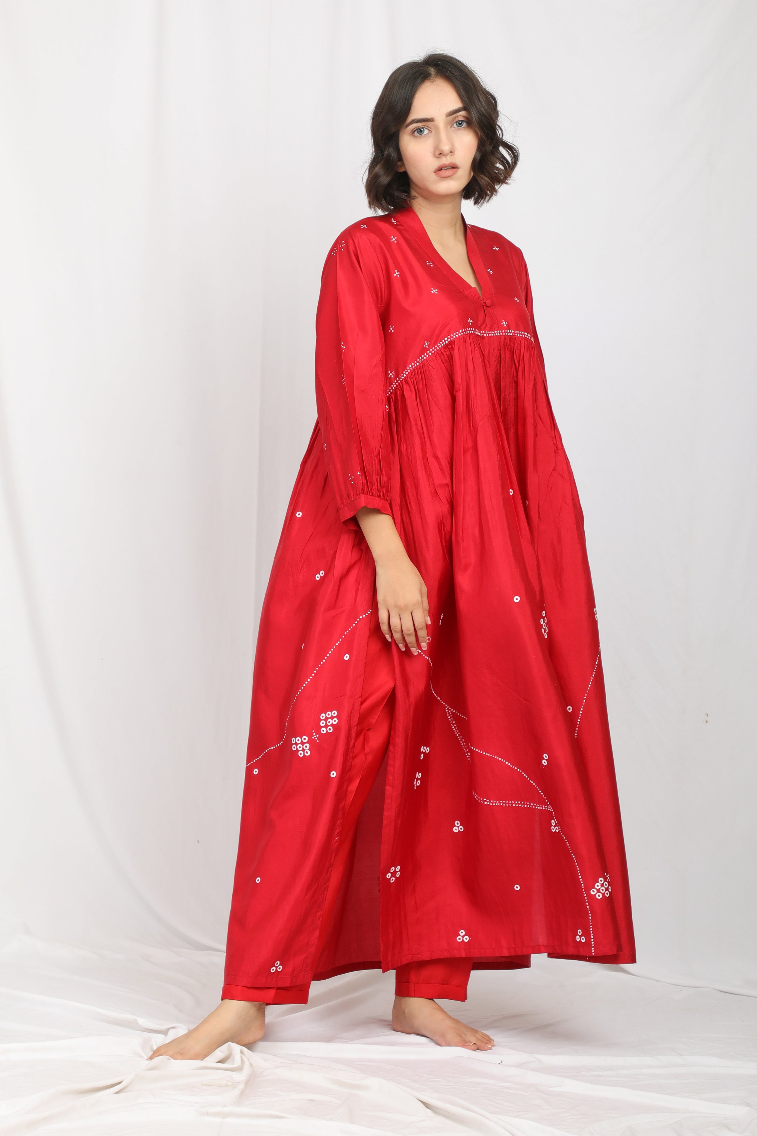 TAARA SILK OVERLAY CO-ORD SET