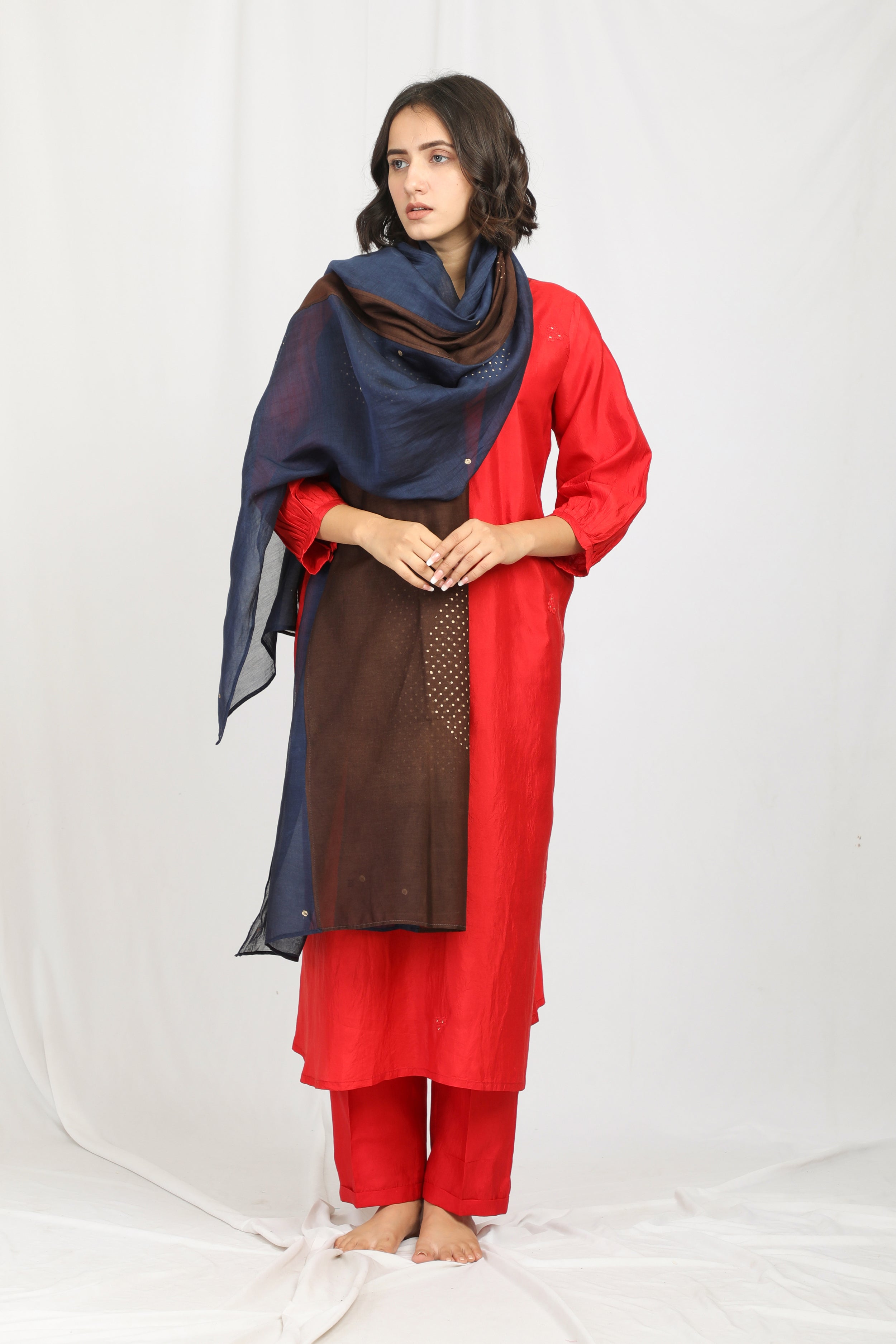 SARAH SILK KURTA SET