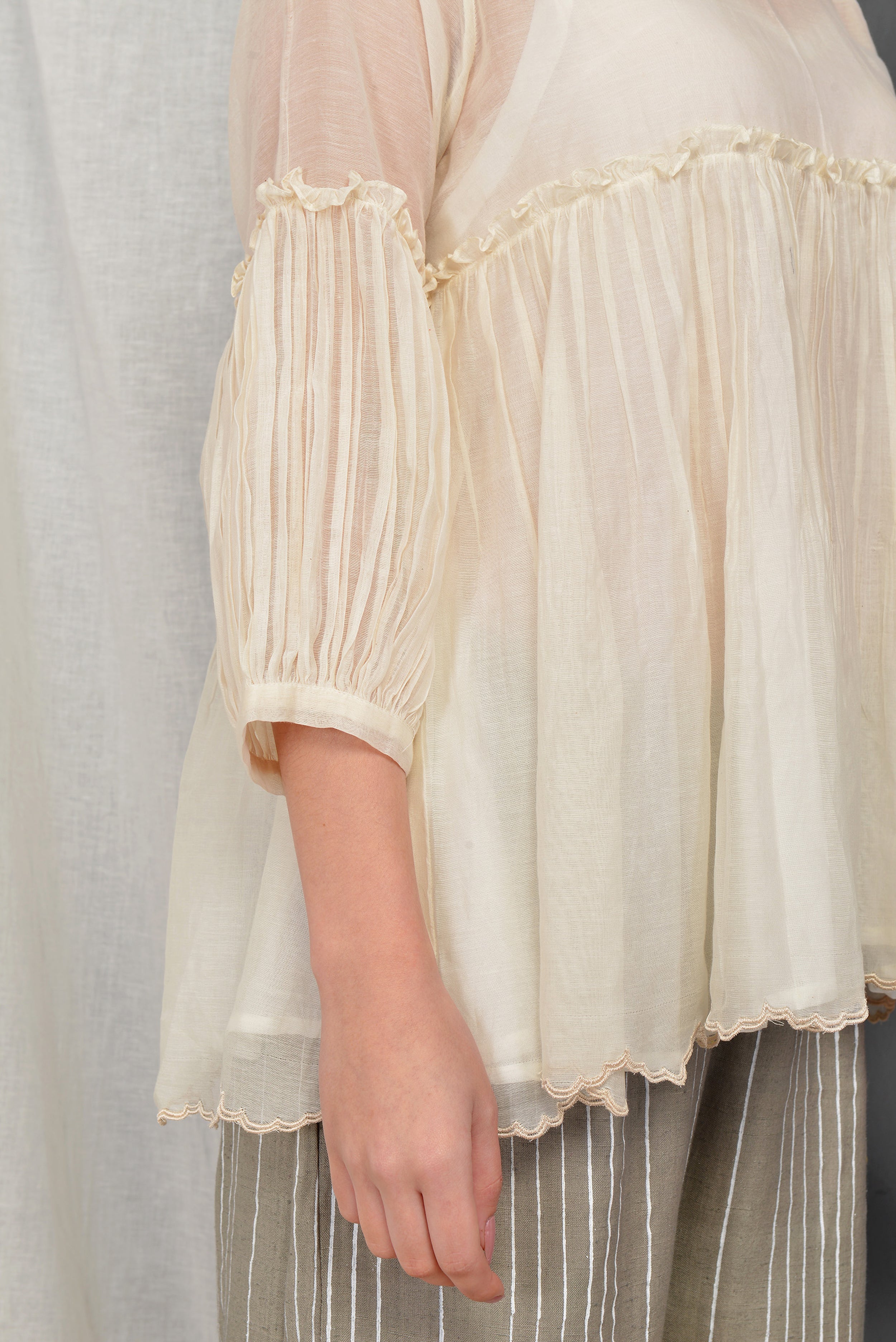 MITSU OVERLAY SHORT TUNIC