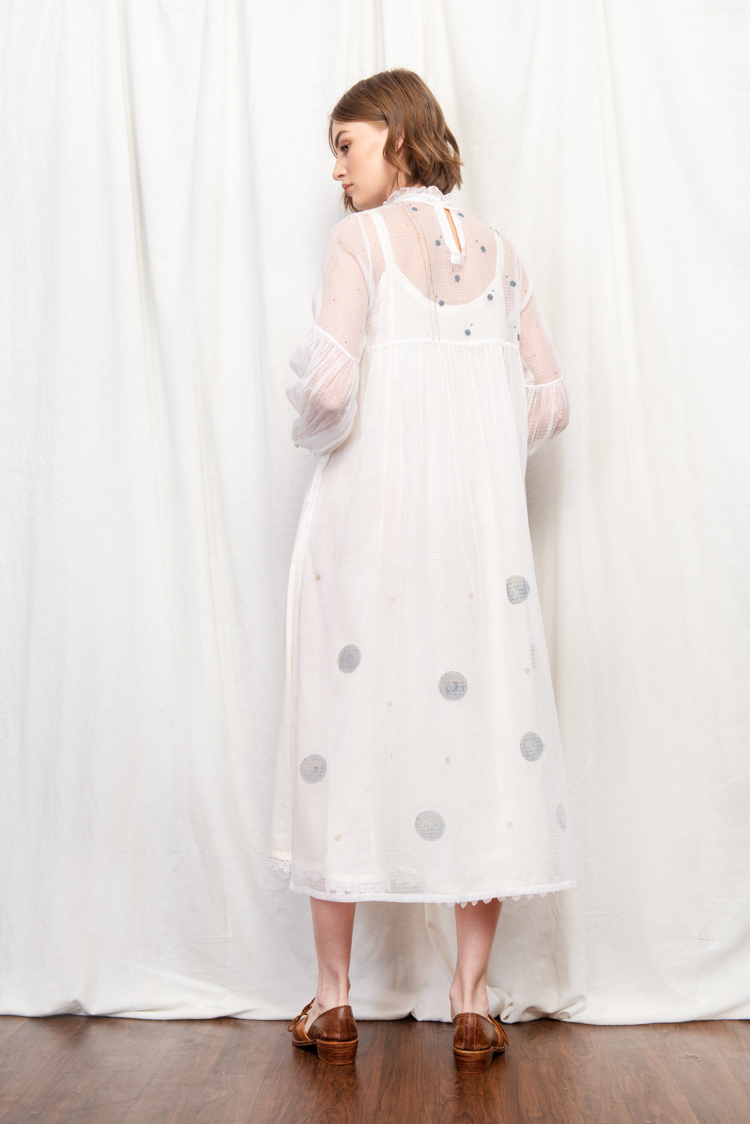 NOAH SILK OVERLAY DRESS
