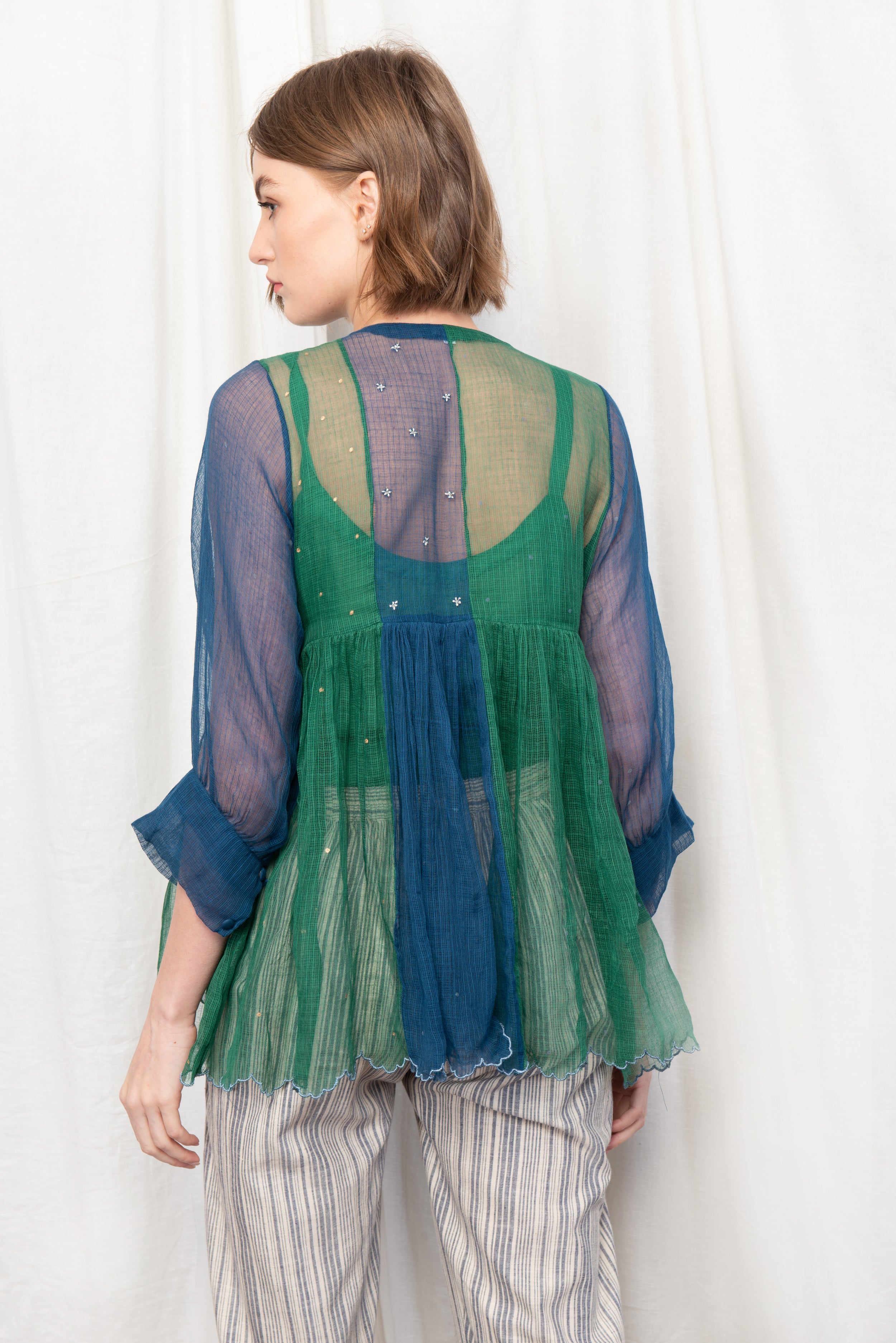 MYRAH PLEATED SHORT TUNIC