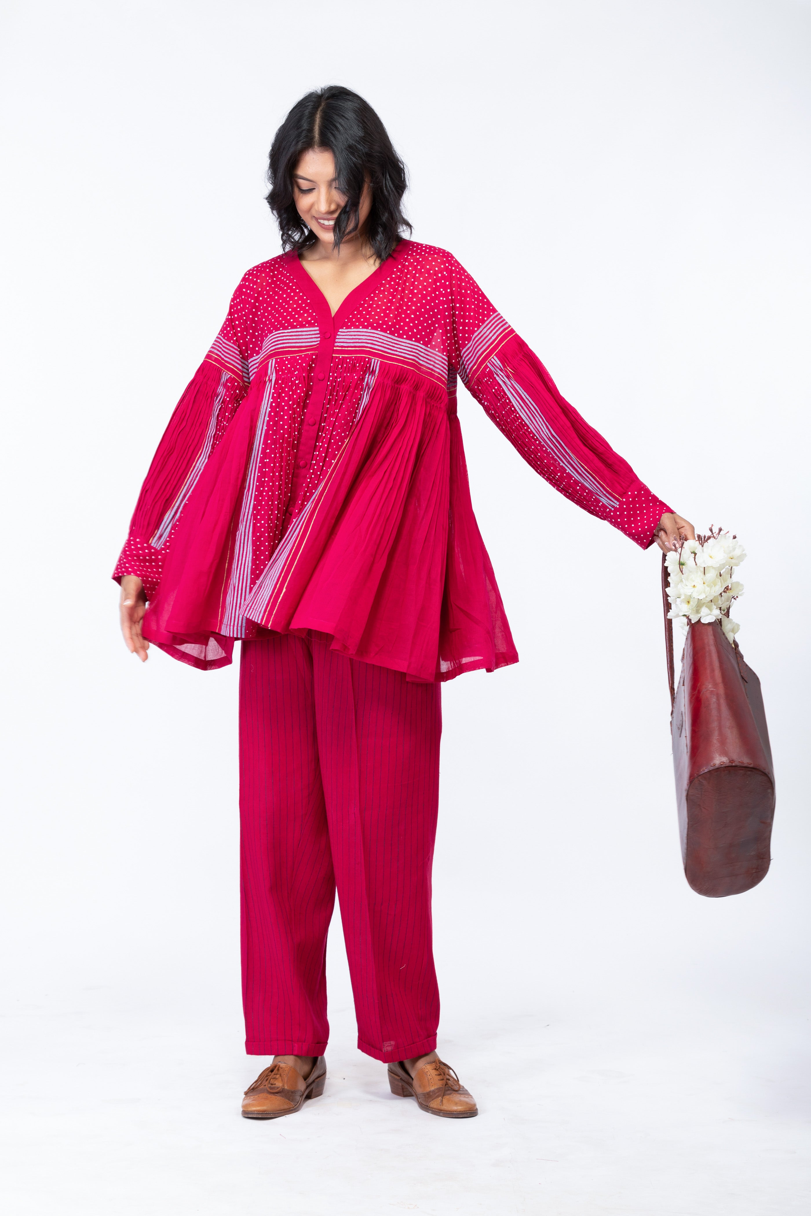 MIRAYAH BOUGIANVILLEA SHORT OVERLAY CO-ORD SET