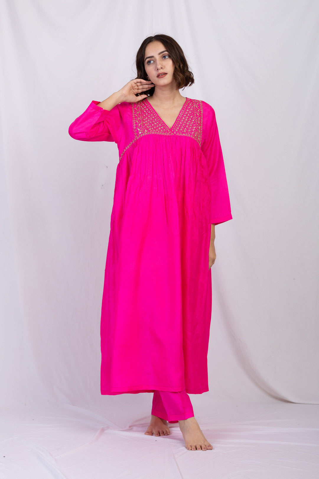 ALPANA NADIA SILK KURTA SET