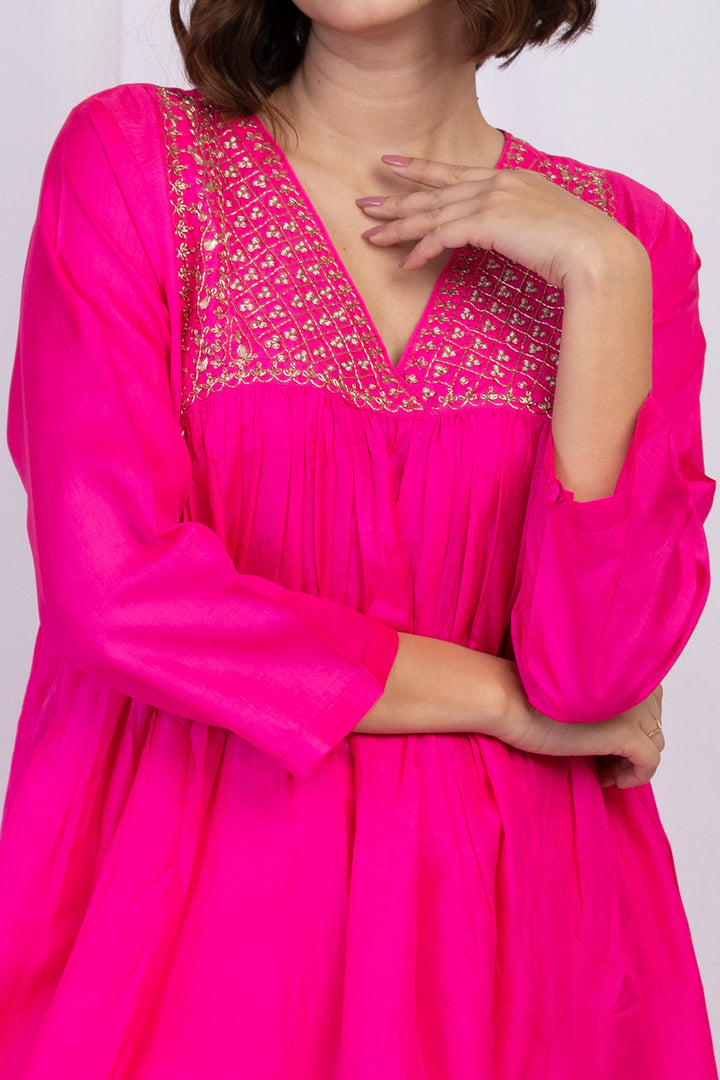 ALPANA NADIA SILK KURTA SET