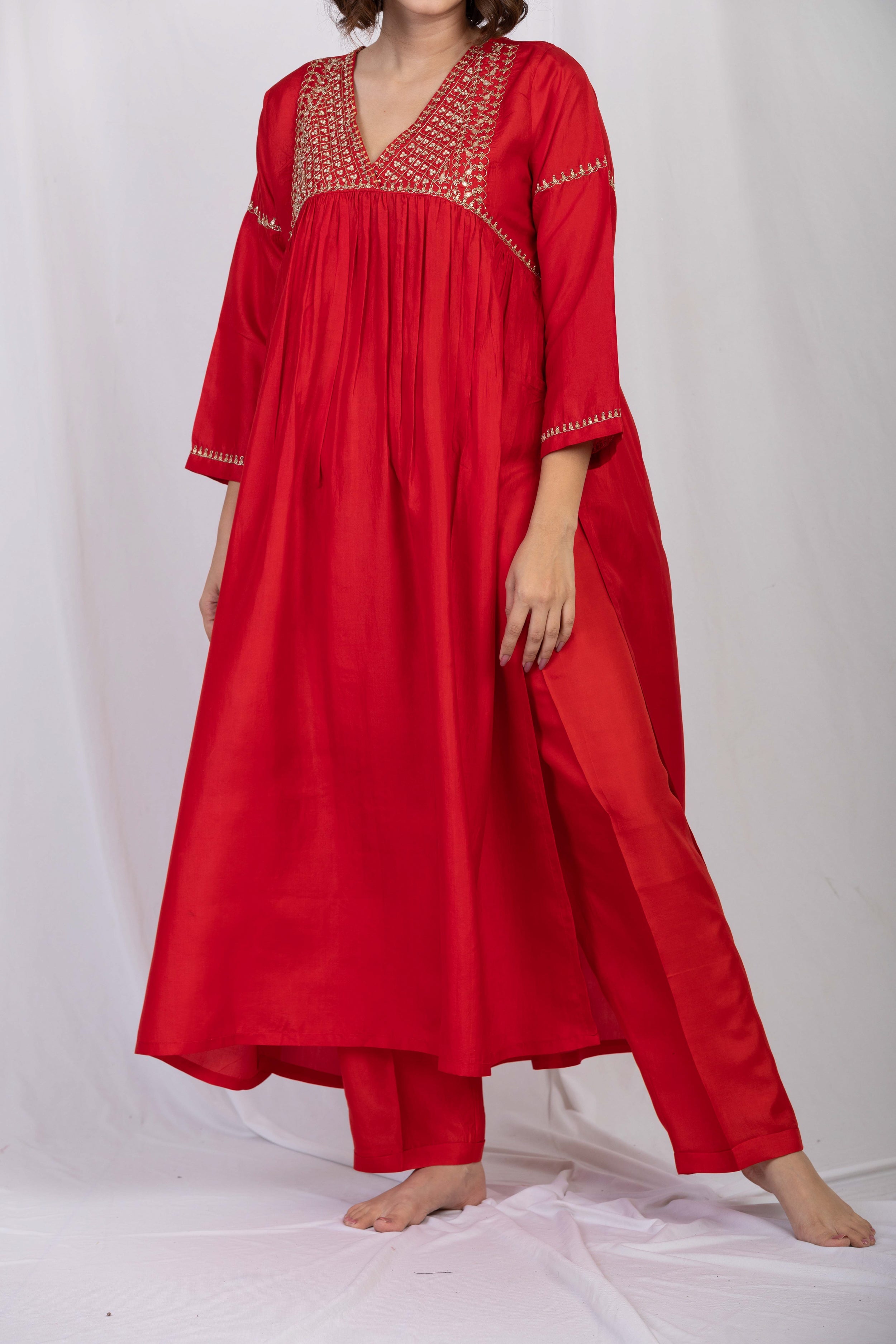 MEHRUNISAAH SILK KURTA SET