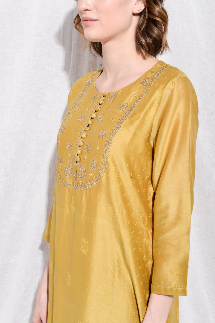 RAAJAVI EMBROIDERED KURTA SET