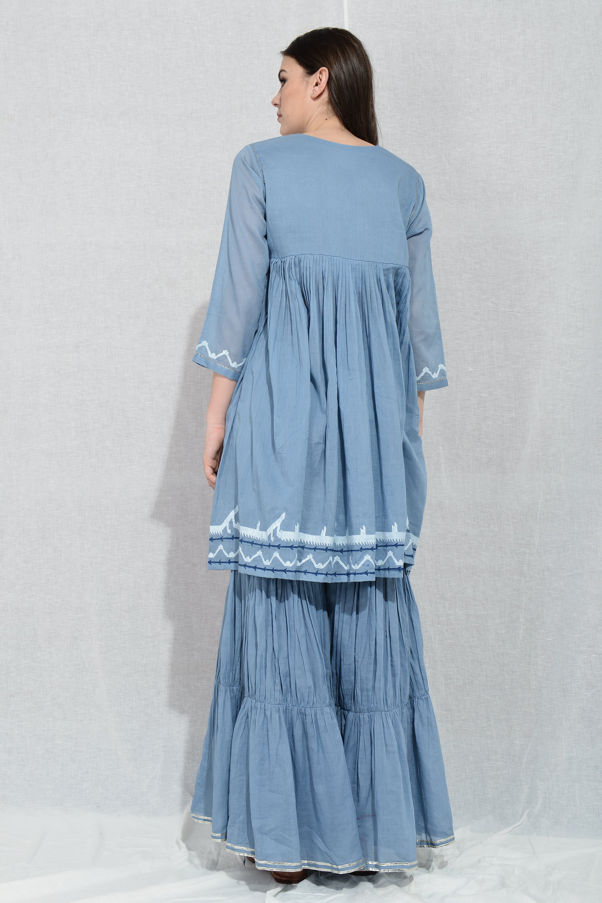 NILAYA EMBROIDERED KEDIA SET
