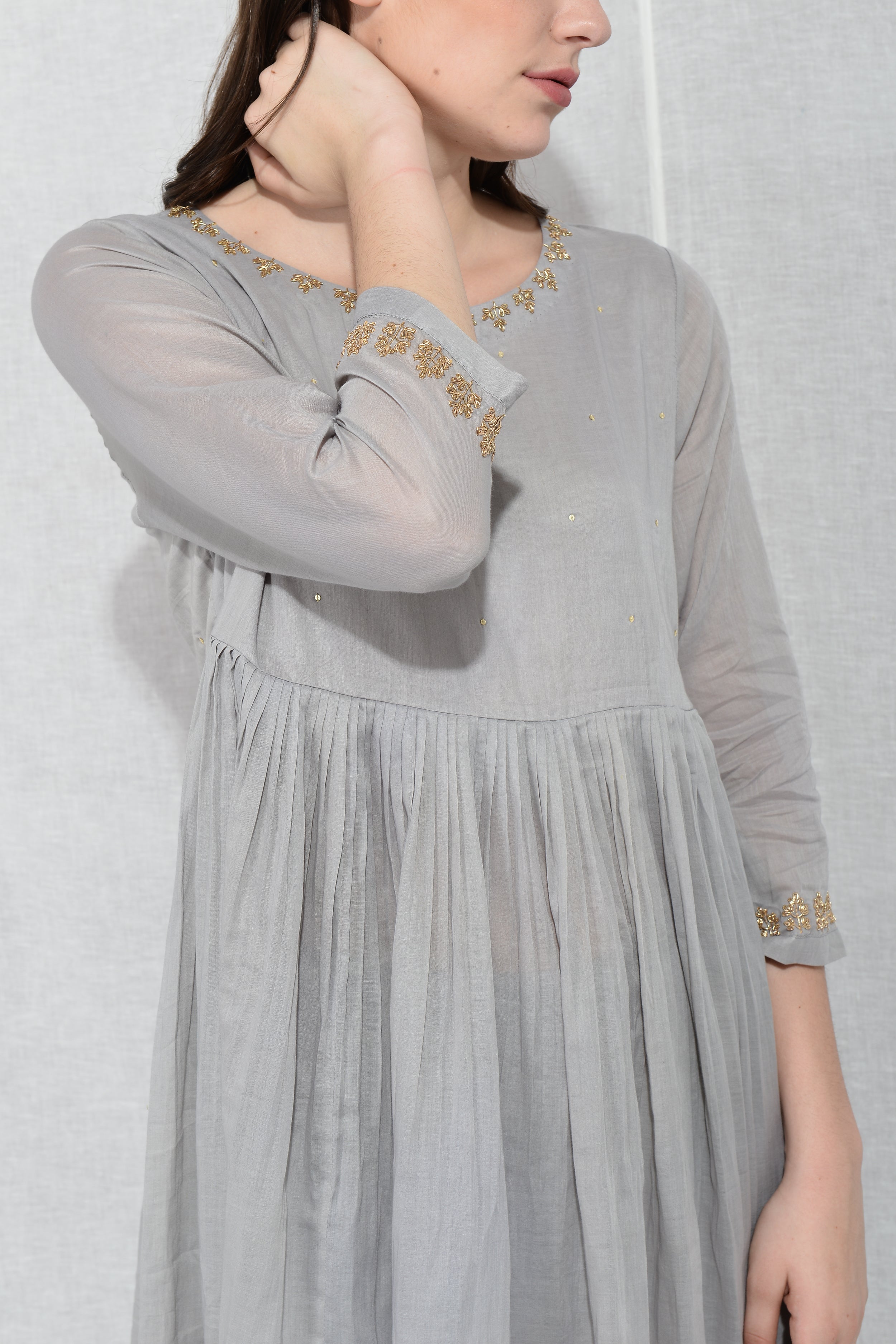 CHAMPA SHARARA KEDIA SET