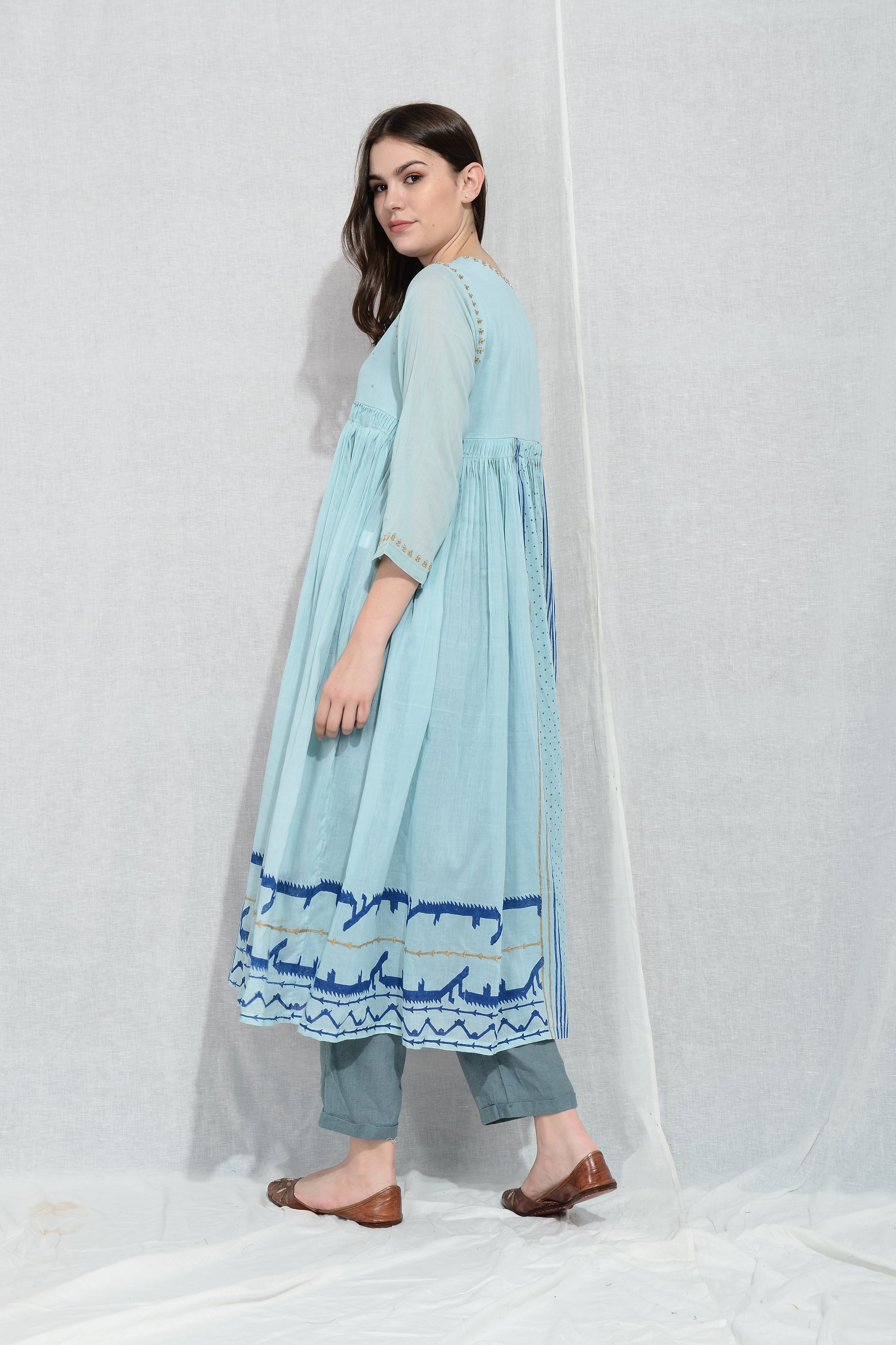 NILAYA EMBROIDERED KEDIA SET