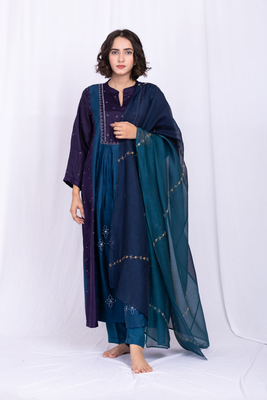 MORAKSHI SILK CO-ORD  SET
